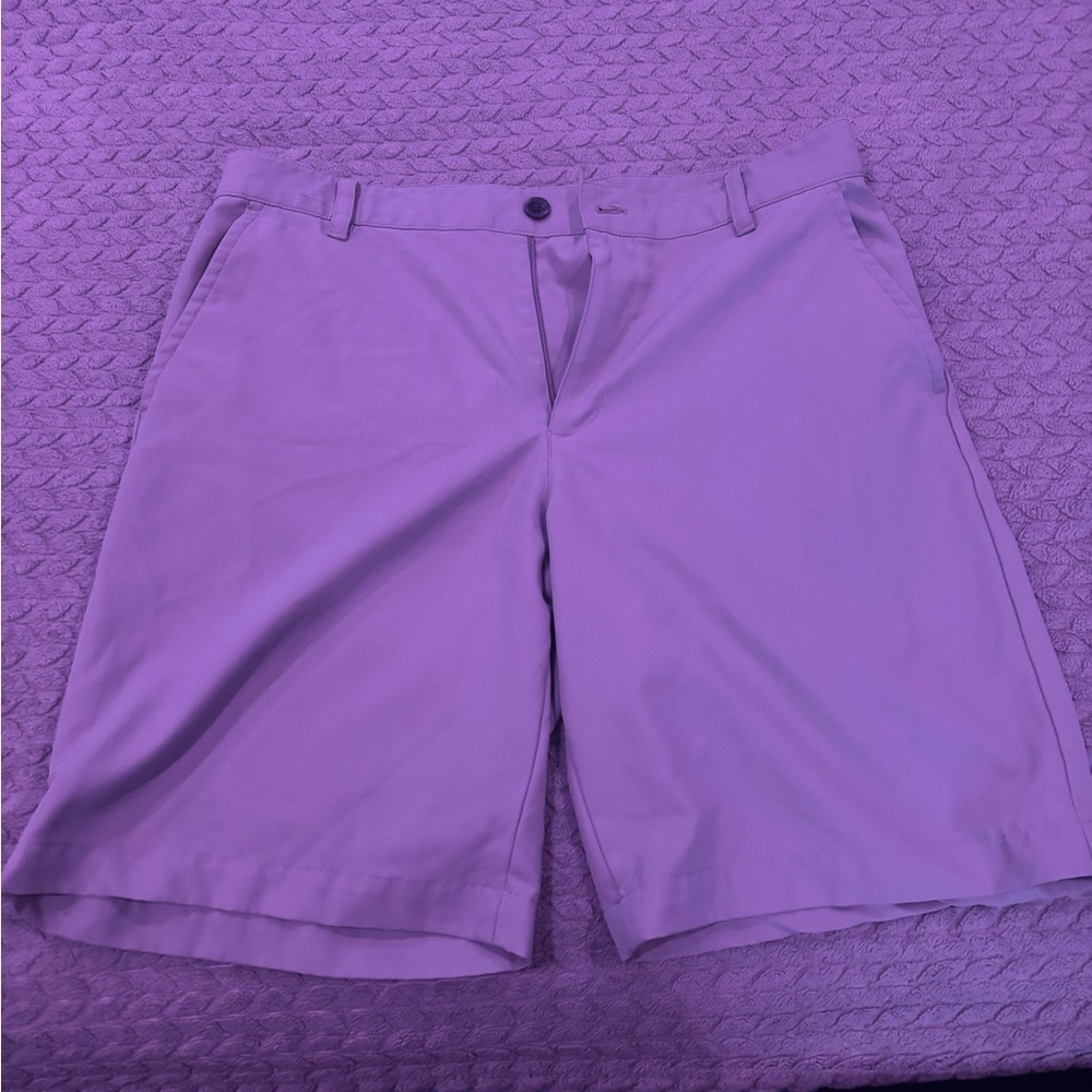 Izod light grey Flat Front Golf Shorts